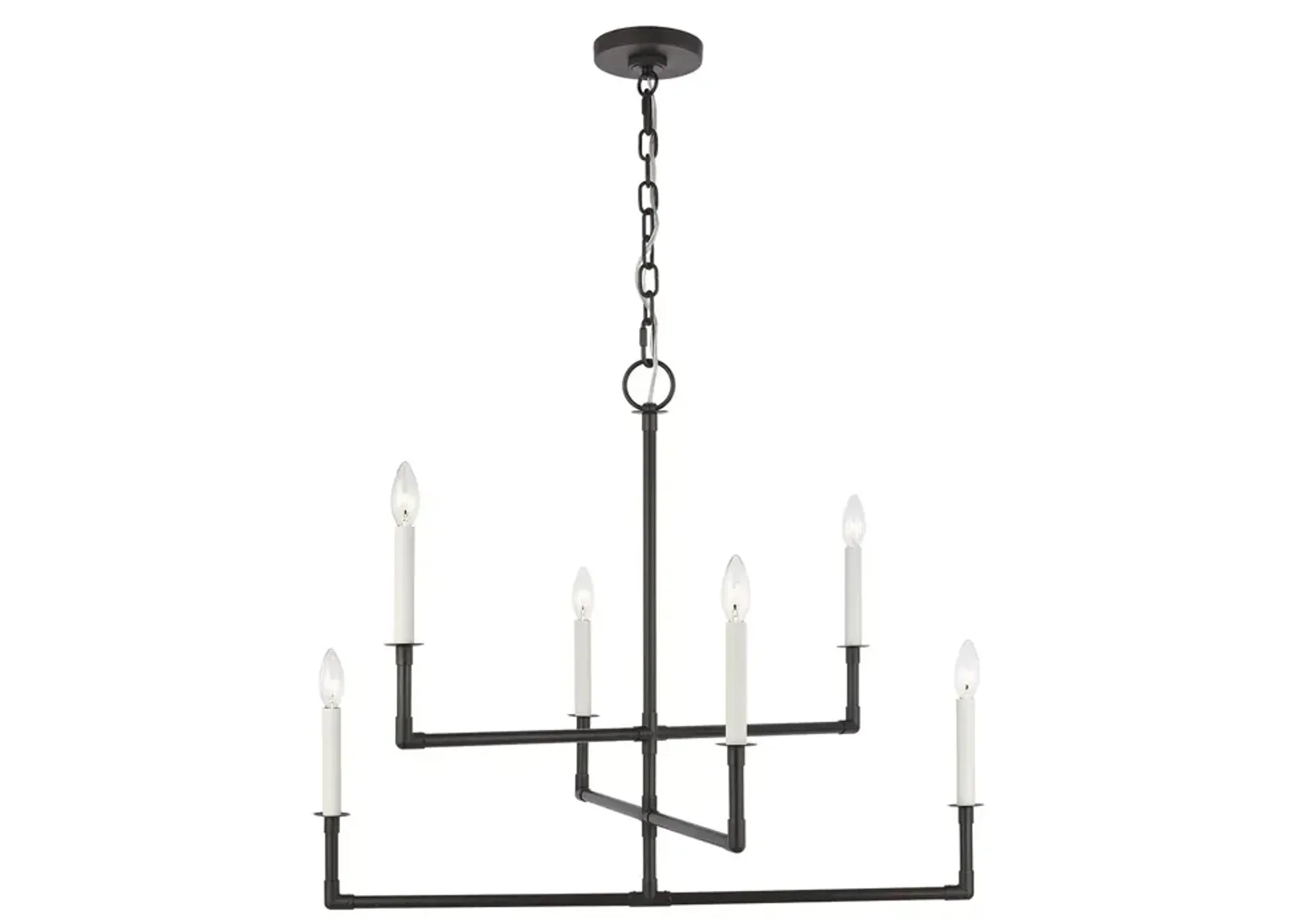 Chapman & Myers Bayview Small 6 Light Chandelier