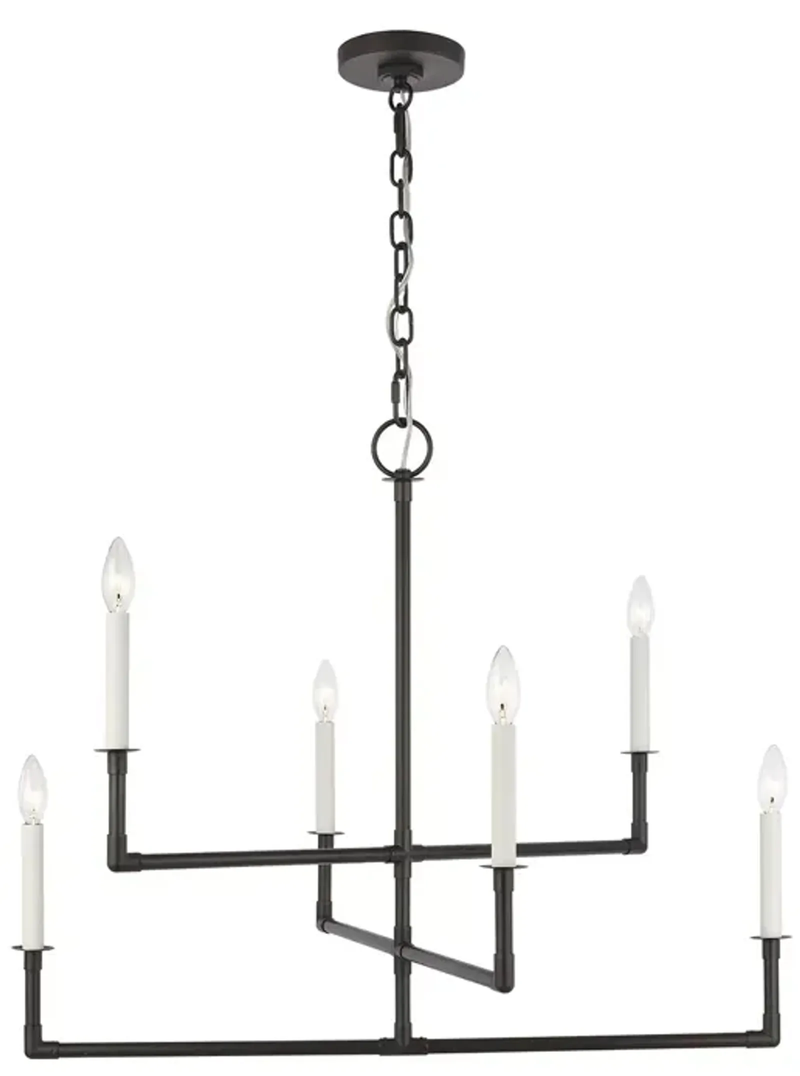 Chapman & Myers Bayview Small 6 Light Chandelier