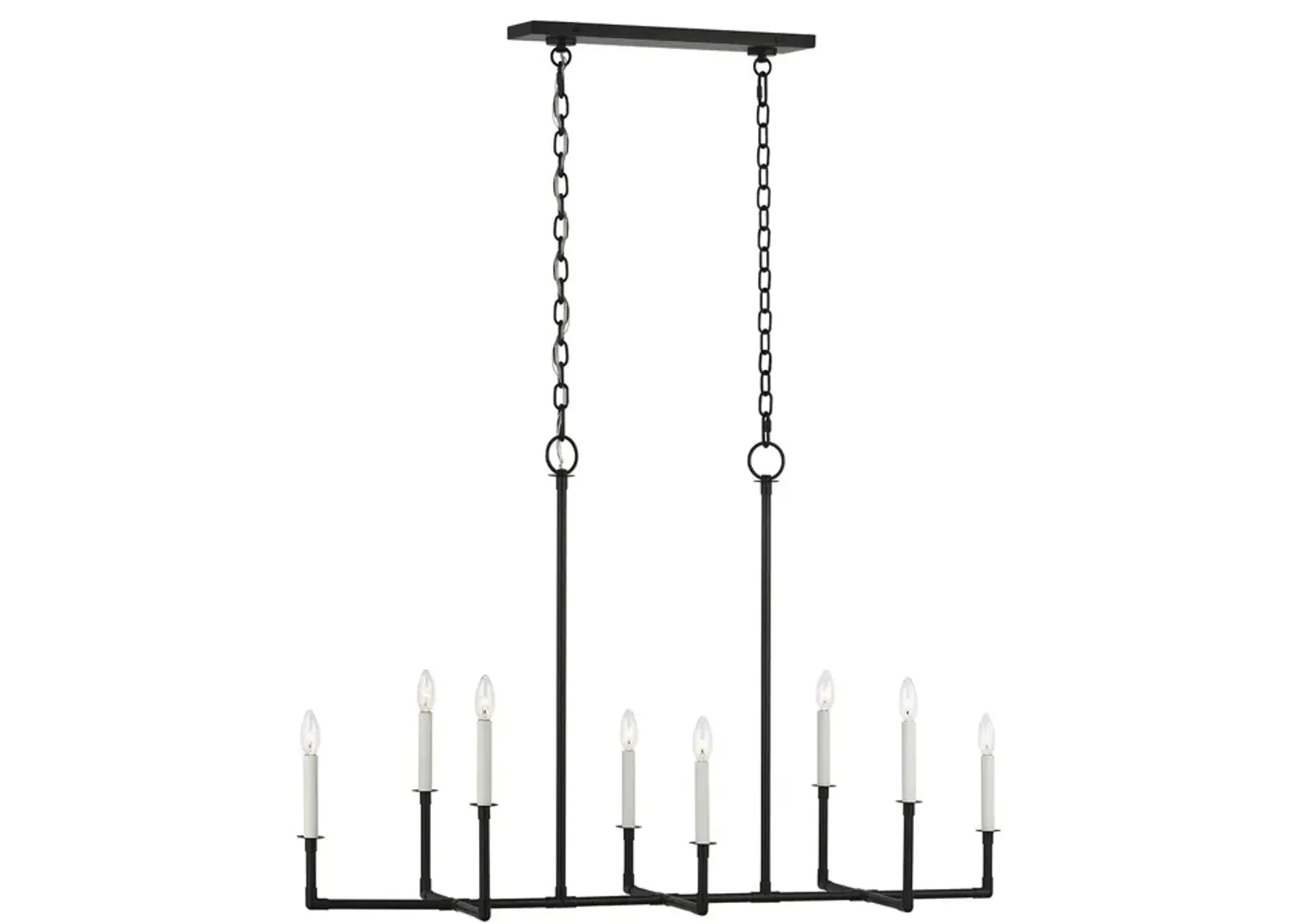 Chapman & Myers Bayview 8 Light Linear Chandelier