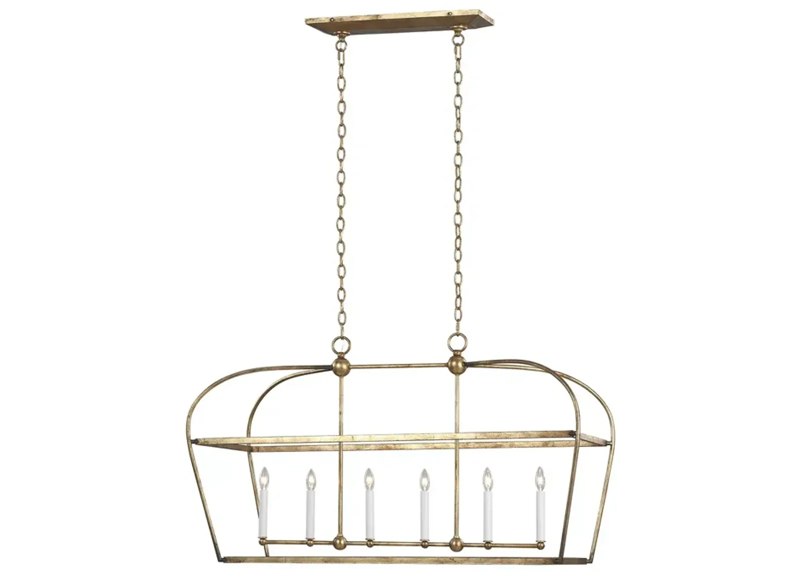 Chapman & Myers Stonington 6 Light Linear Lantern