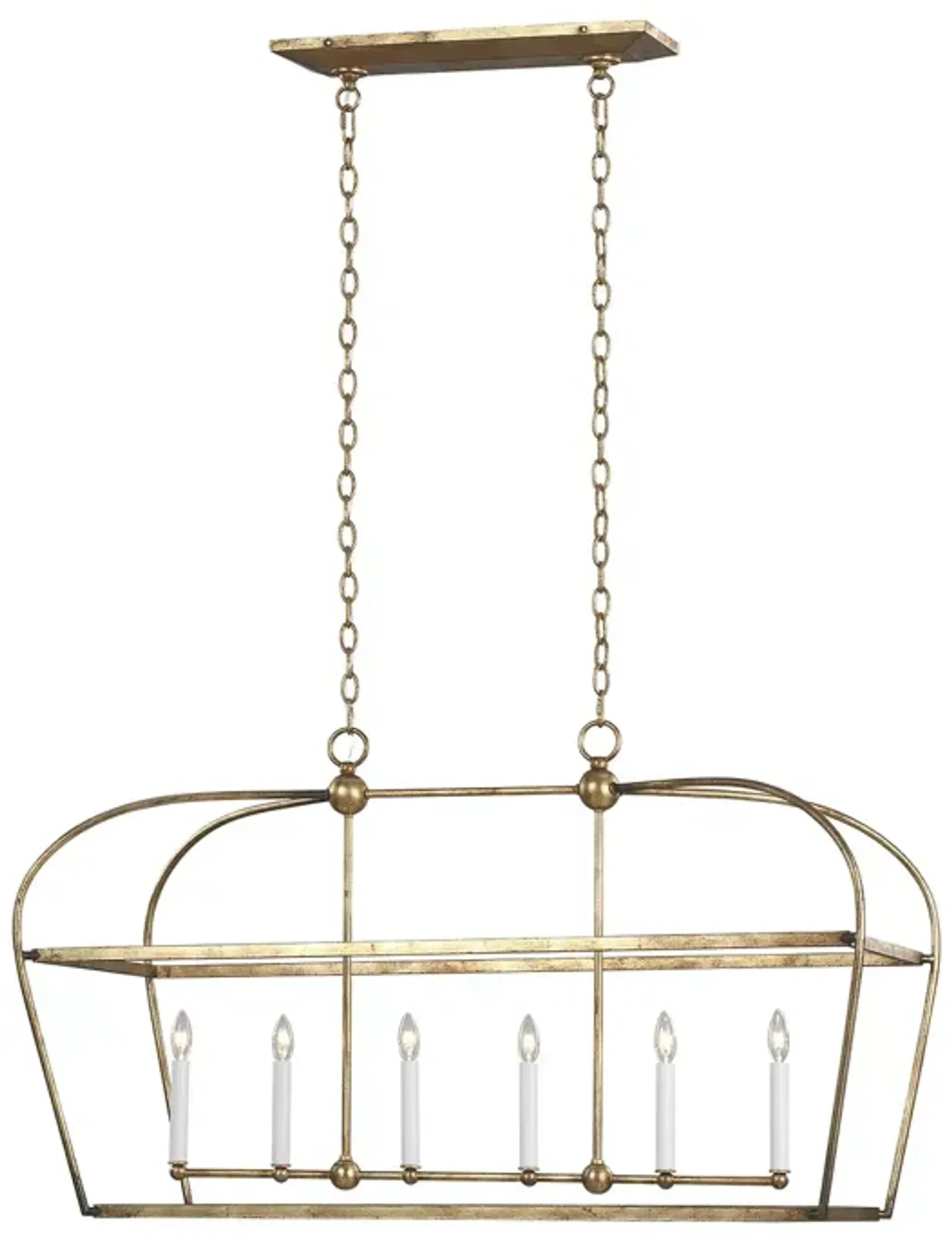 Chapman & Myers Stonington 6 Light Linear Lantern