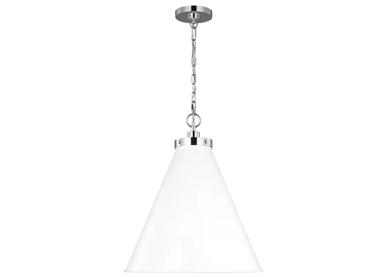 Chapman & Myers Wellfleet Large Cone Pendant