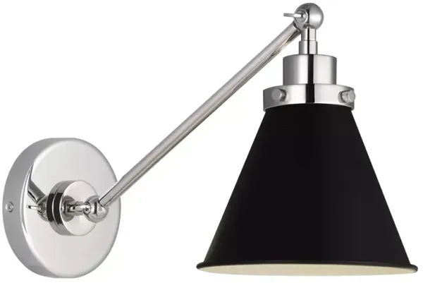 Generation Lighting Wellfleet Single Arm Cone Task Sconce