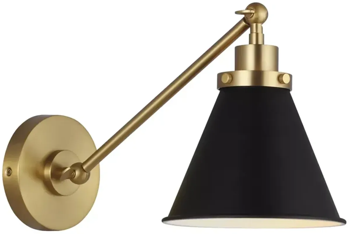 Generation Lighting Wellfleet Single Arm Cone Task Sconce