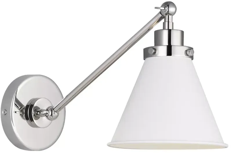 Generation Lighting Wellfleet Single Arm Cone Task Sconce