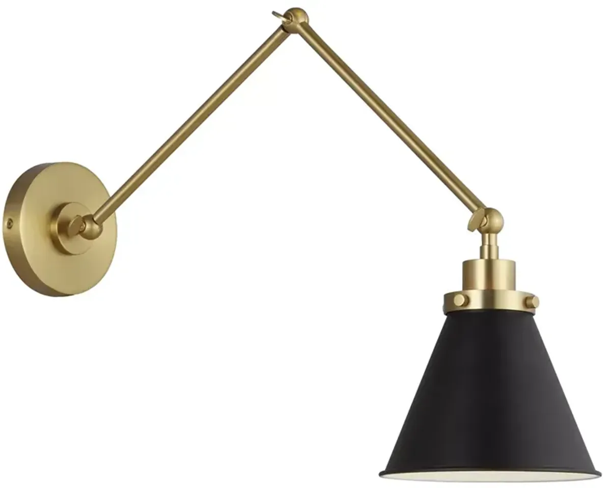 Generation Lighting Wellfleet Double Arm Cone Task Sconce