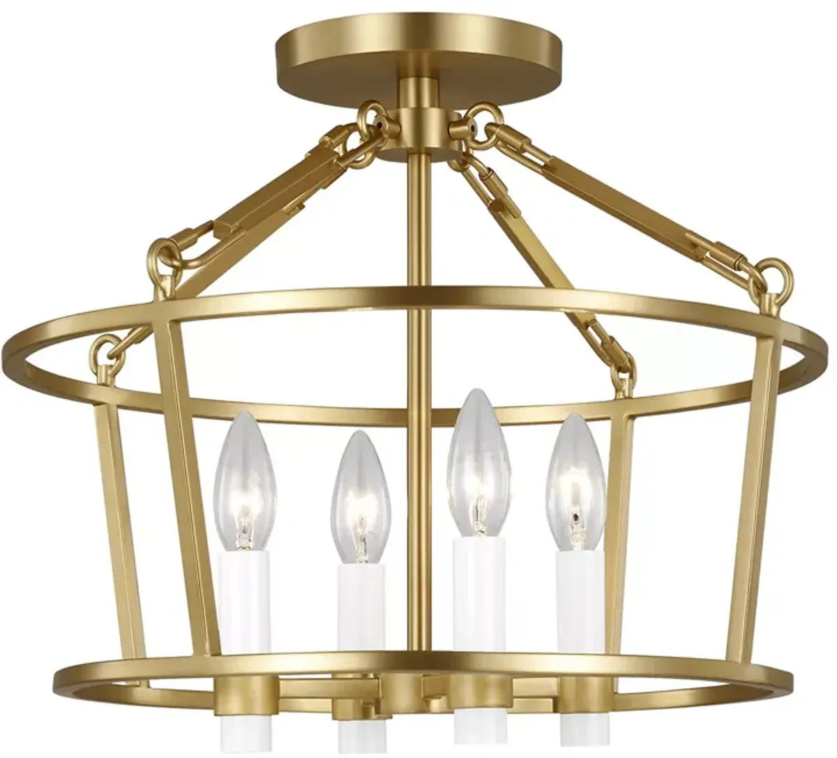 Chapman & Myers Geneva Semi Flush Mount Light Fixture