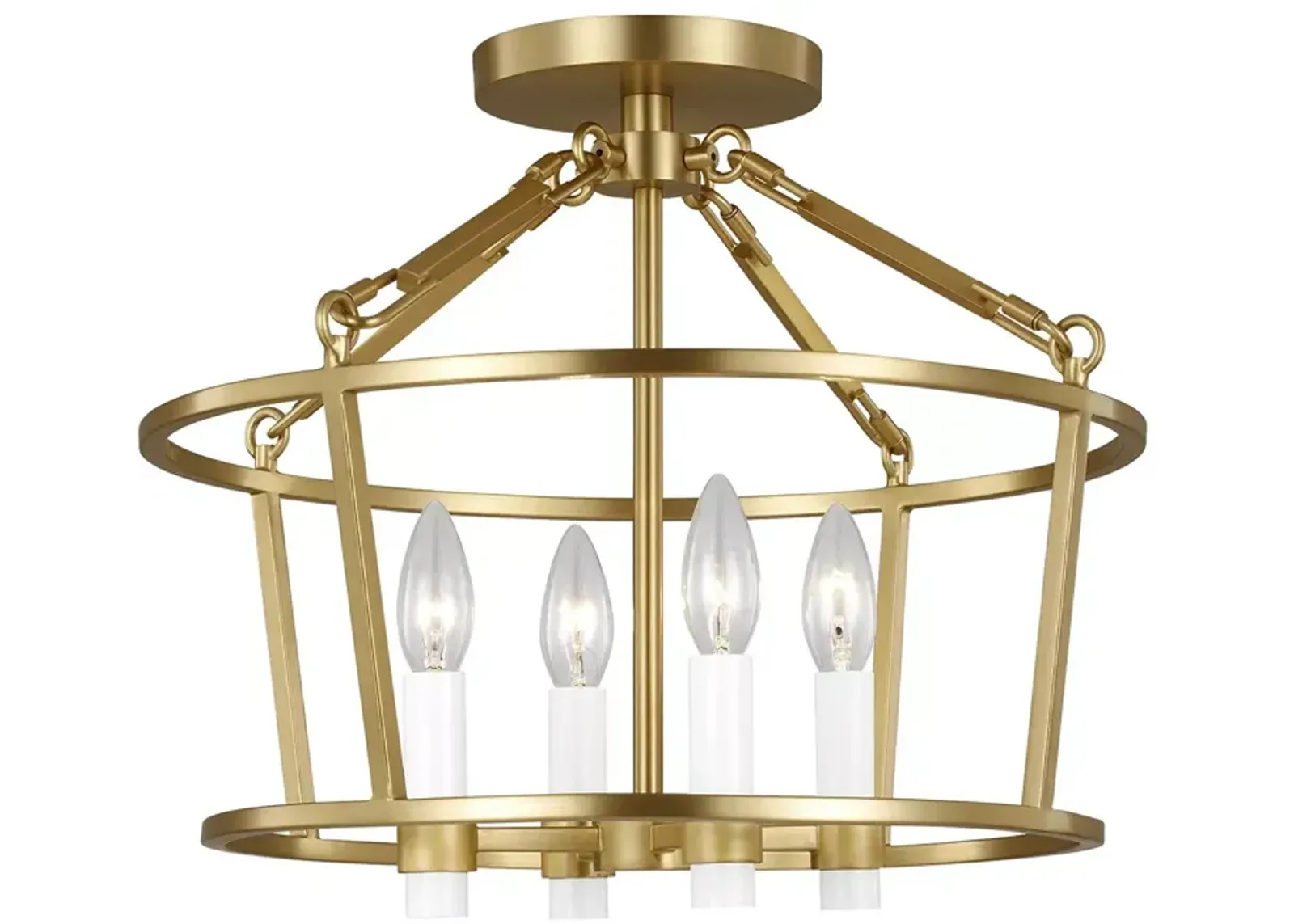 Chapman & Myers Geneva Semi Flush Mount Light Fixture