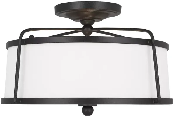 Chapman & Myers Stonington Medium Semi Flush Mount