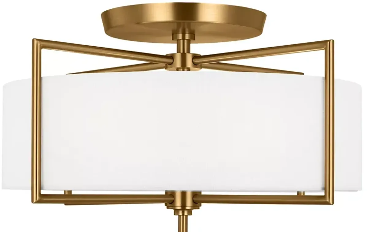 Chapman & Myers Perno Large Semi Flush Mount