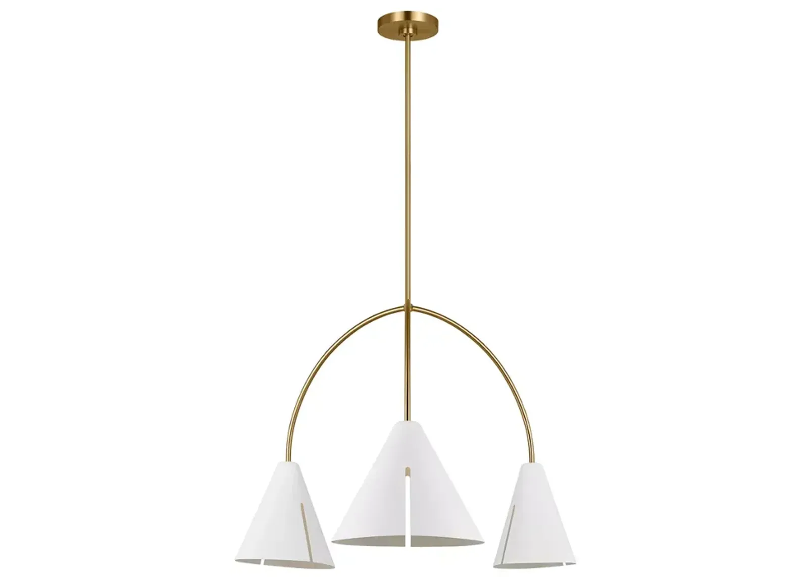 Kelly Wearstler Cambre Three Light Large Chandelier