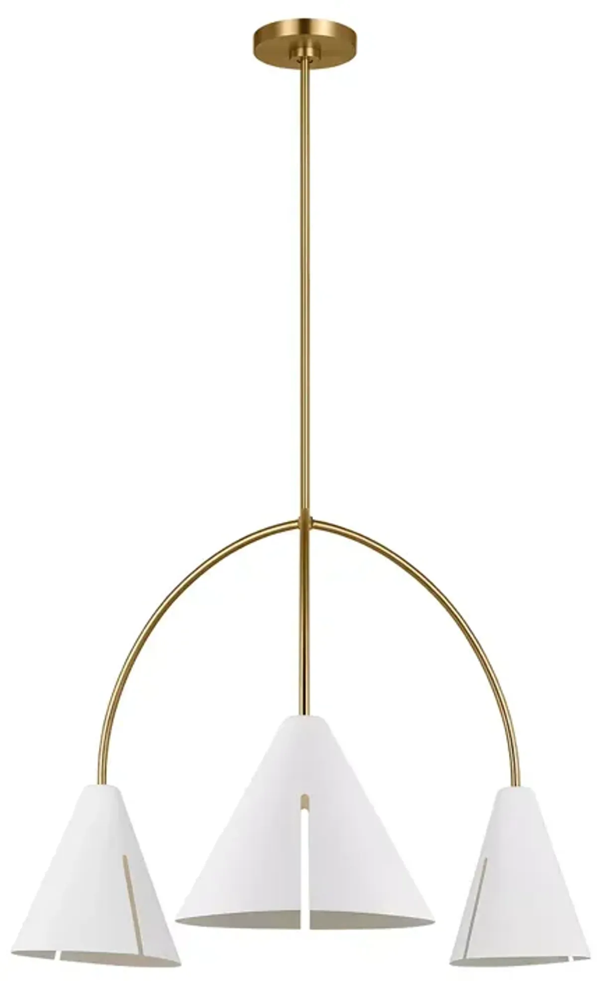 Kelly Wearstler Cambre Three Light Large Chandelier