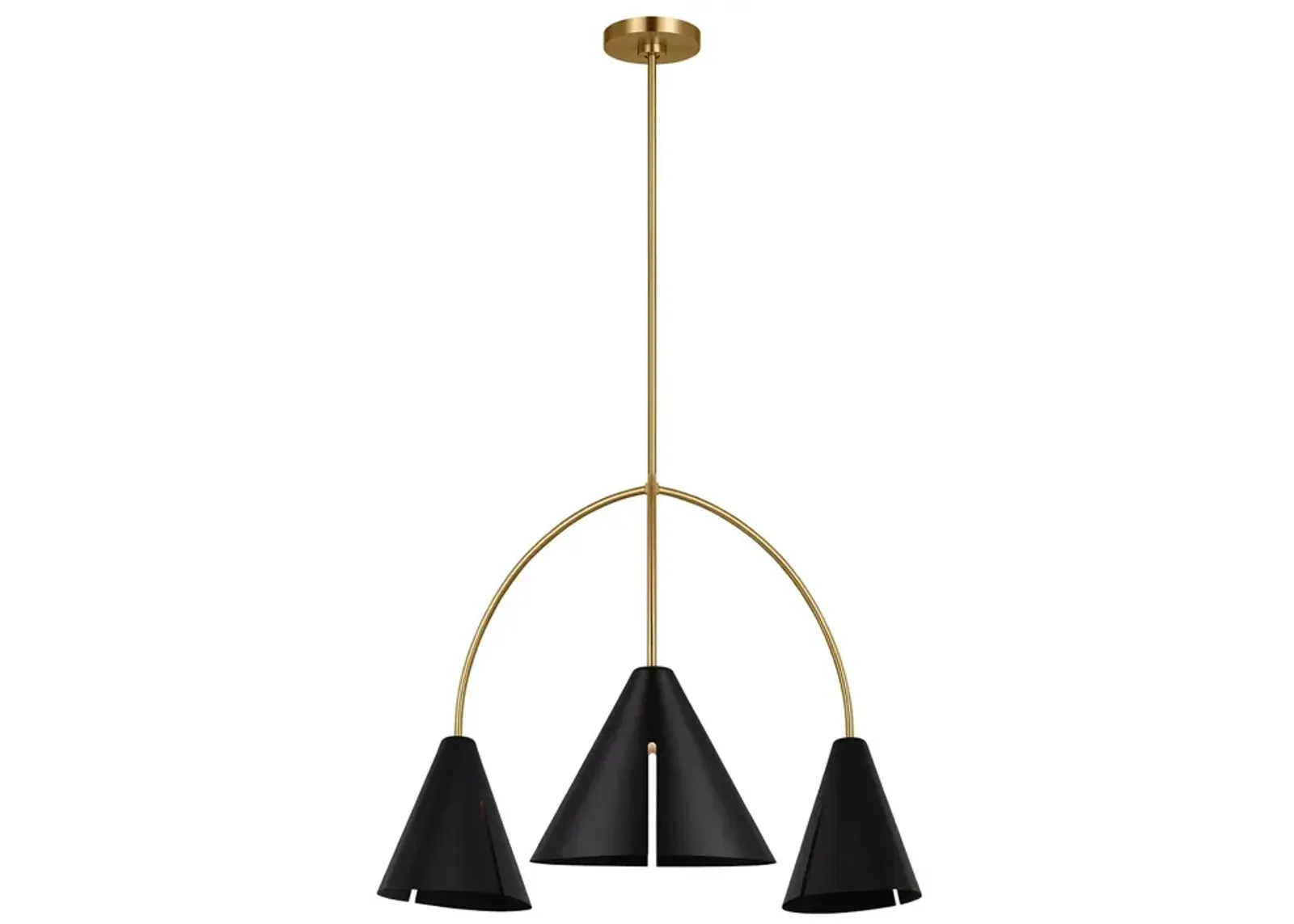 Kelly Wearstler Cambre Three Light Large Chandelier