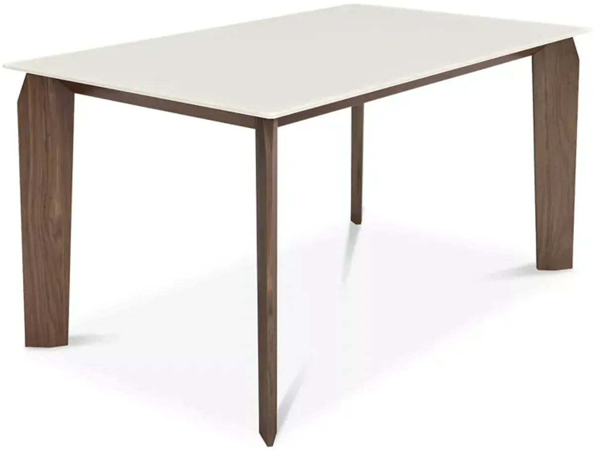 Huppe Magnolia 60" Lacquered Glass Top Dining Table