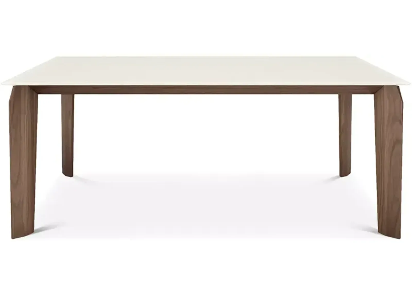 Huppe Magnolia 76" Lacquered Glass Top Dining Table