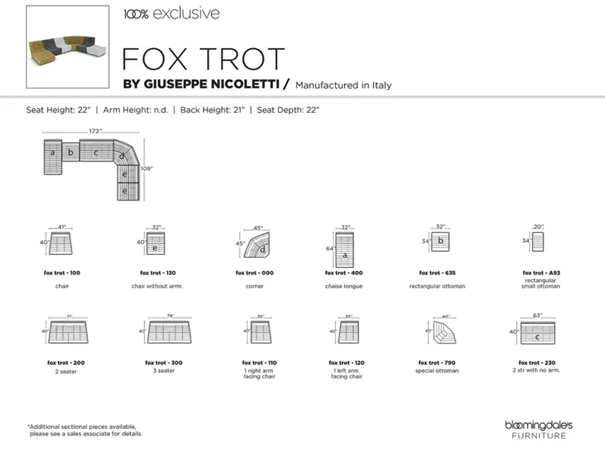 Giuseppe Nicoletti Fox Trot Chair