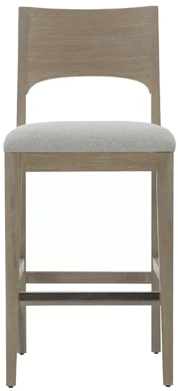 Bernhardt Solaria Wood Back Bar Stool