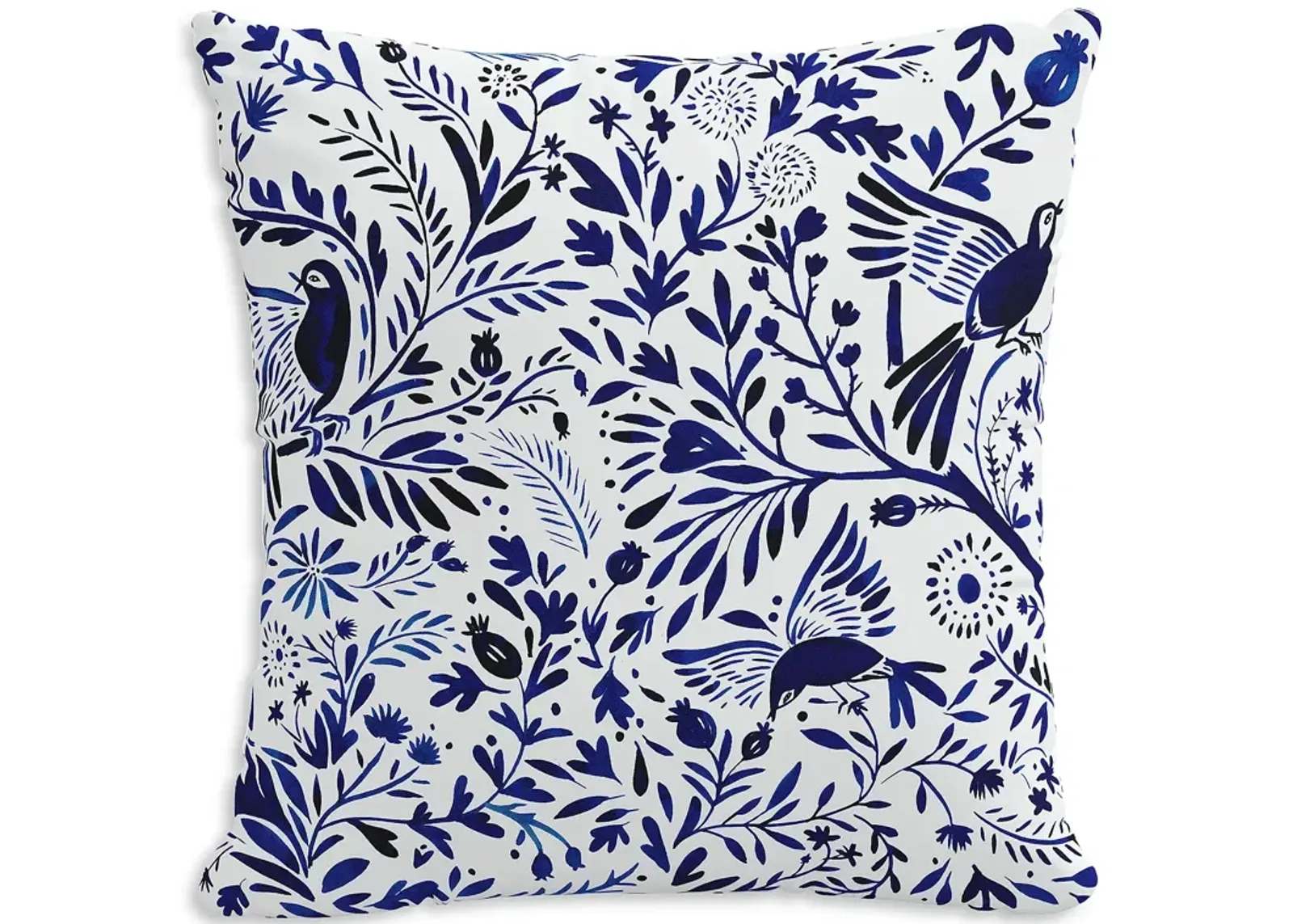 Sparrow & Wren Down Pillow in Suki Chinois, 20" x 20"