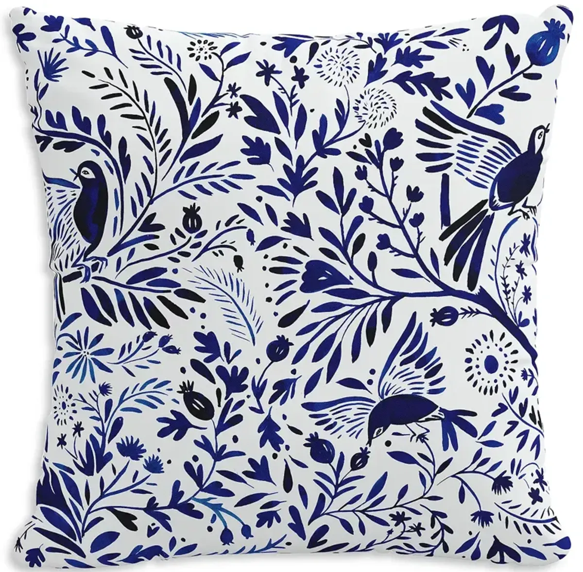 Sparrow & Wren Down Pillow in Suki Chinois, 20" x 20"