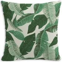 Sparrow & Wren Banana Palm Natural Down Pillow, 20" x 20"
