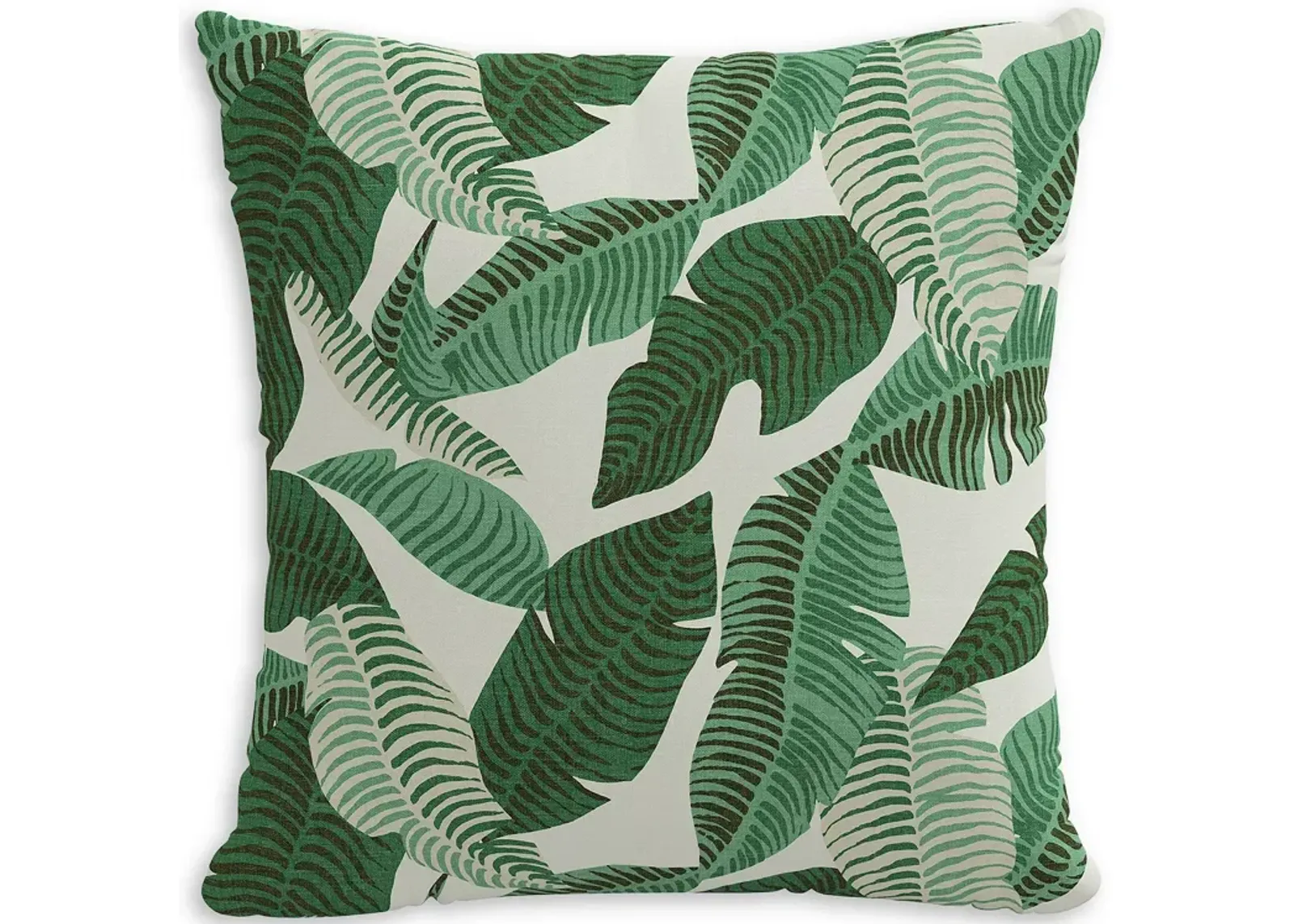 Sparrow & Wren Banana Palm Natural Down Pillow, 20" x 20"