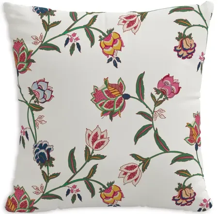 Sparrow & Wren Chintz Floral Multi Down Pillow, 20" x 20"