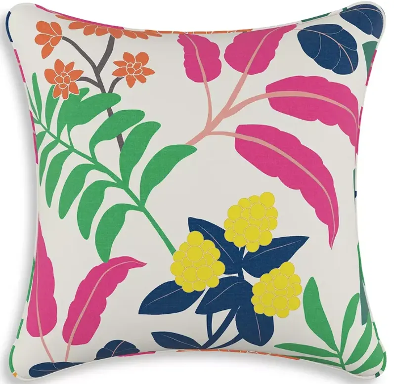 Sparrow & Wren Down Pillow in Summer, 20" x 20"