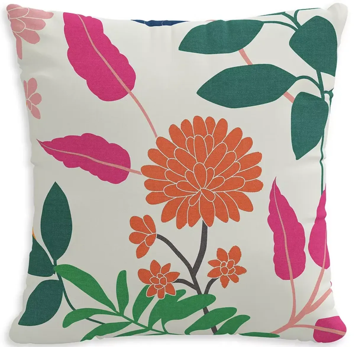 Sparrow & Wren Down Pillow in Summer, 20" x 20"