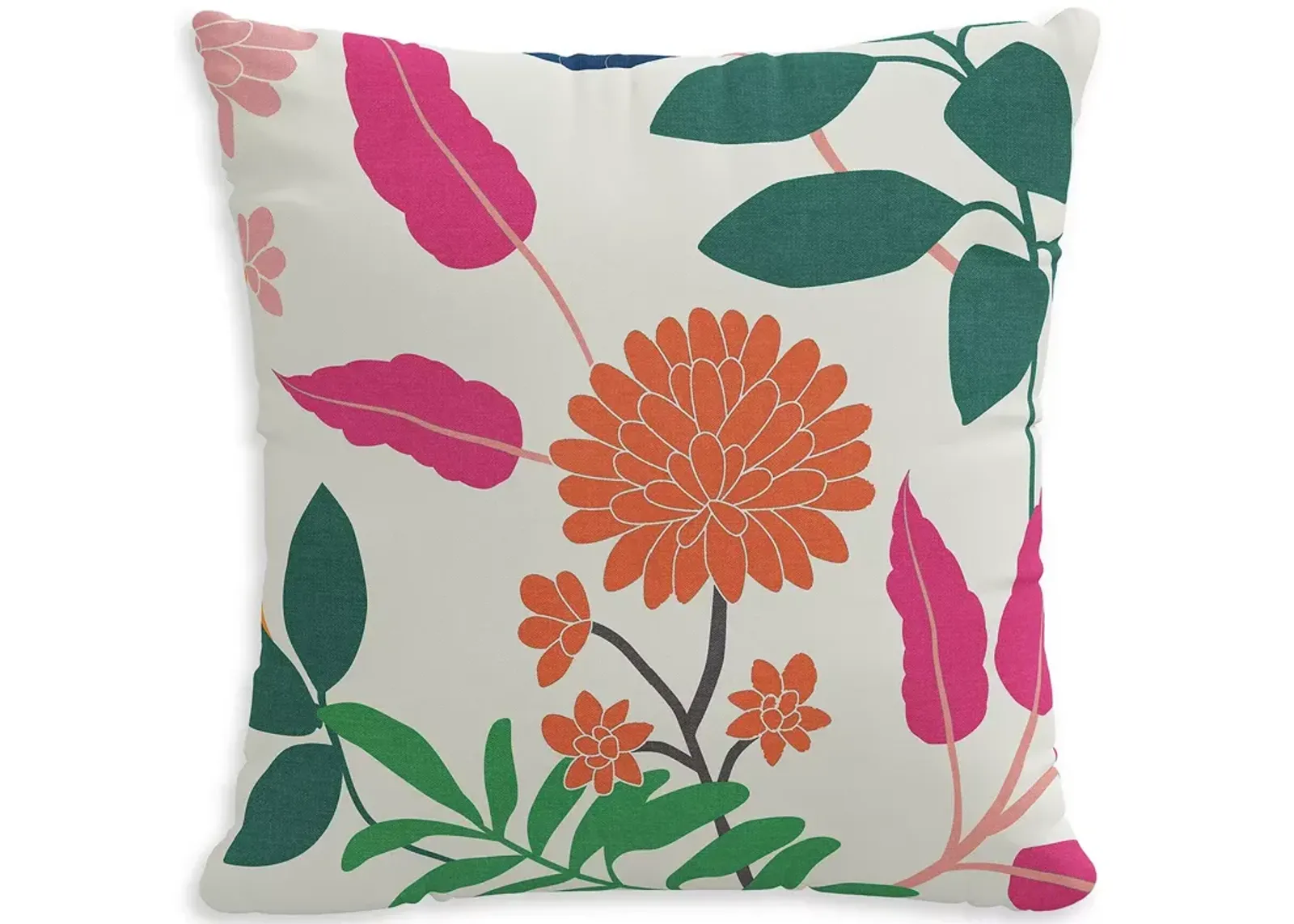 Sparrow & Wren Down Pillow in Summer, 20" x 20"