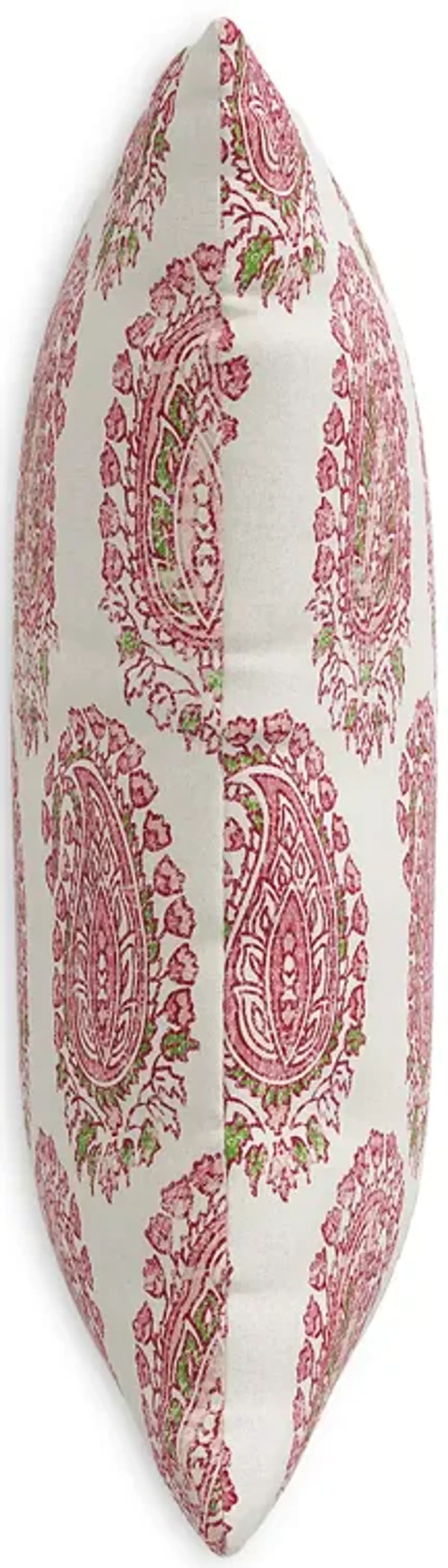 Sparrow & Wren Down Pillow in Paisley Rosequartz, 20 x 20"