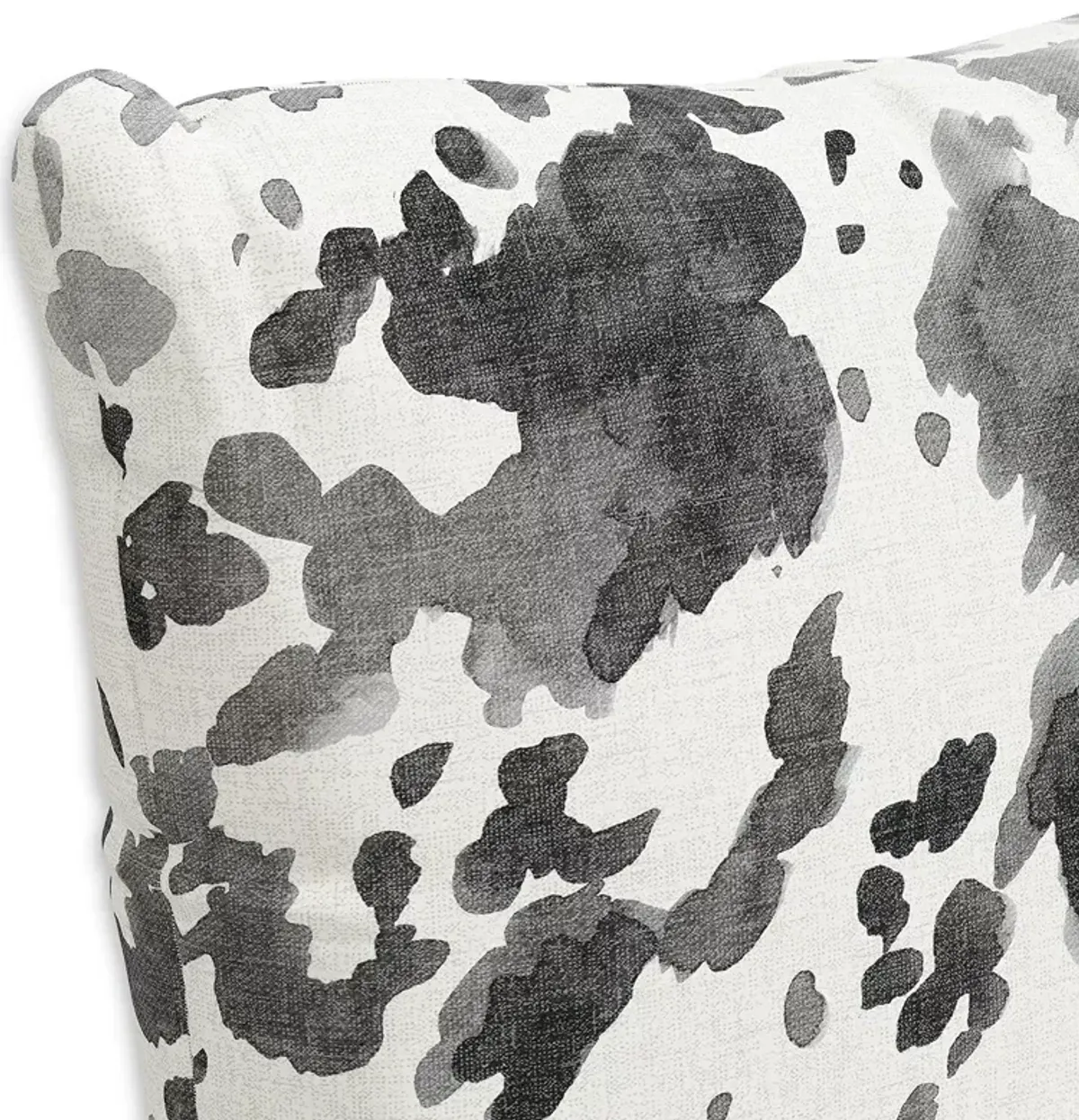 Sparrow & Wren Down Pillow in Cow Grey, 20 x 20"