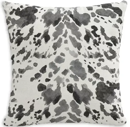Sparrow & Wren Down Pillow in Cow Grey, 20 x 20"