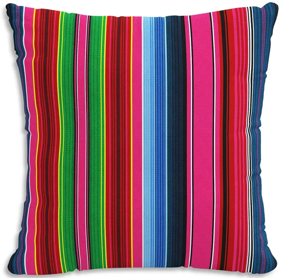 Sparrow & Wren Down Pillow in Stripe Multi, 20 x 20"