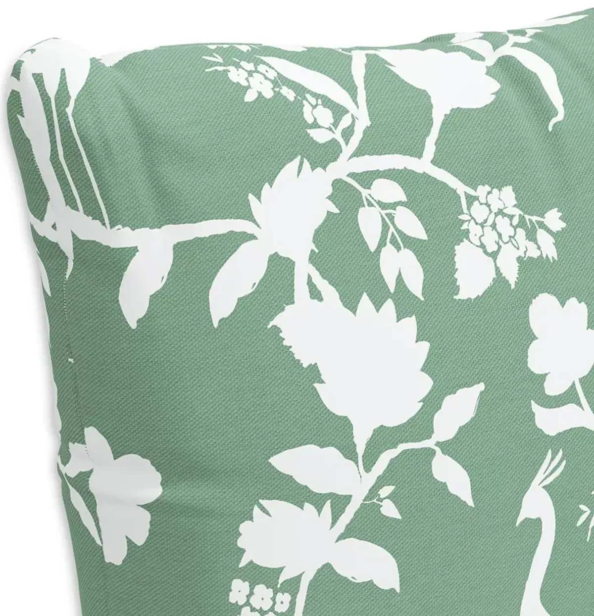 Sparrow & Wren Down Pillow in Peacock Green, 20 x 20"