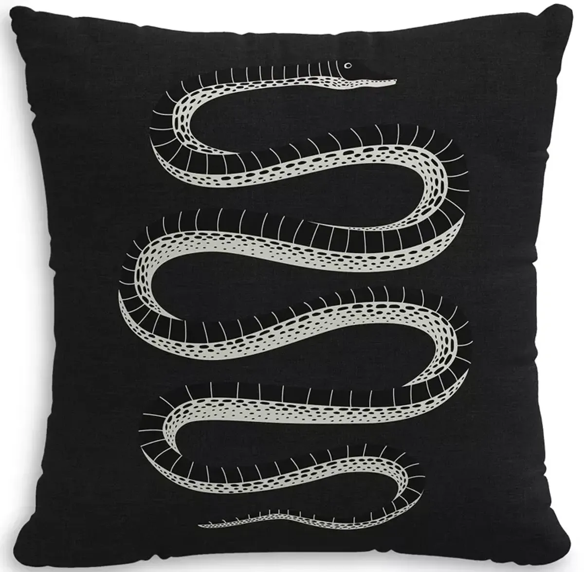 Snake Climb Down Pillow, 20" x 20"