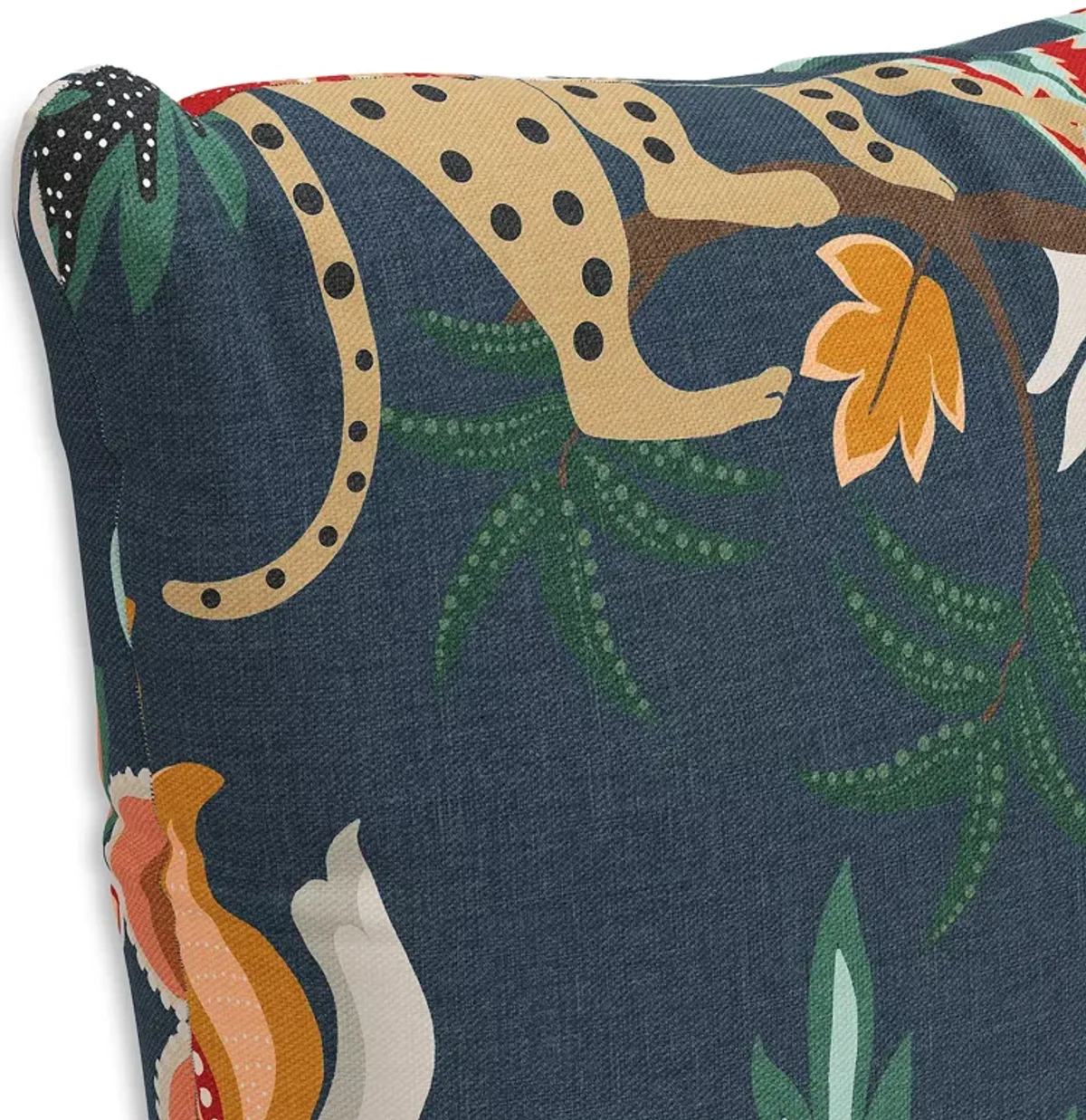 Sparrow & Wren Down Pillow in Safari Navy, 20" x 20"