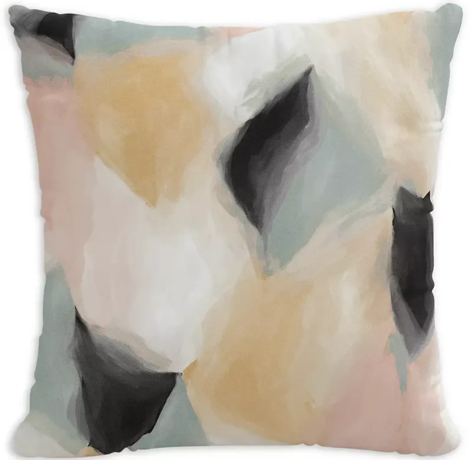 Sparrow & Wren Down Pillow in Abstract Cloud, 20" x 20"