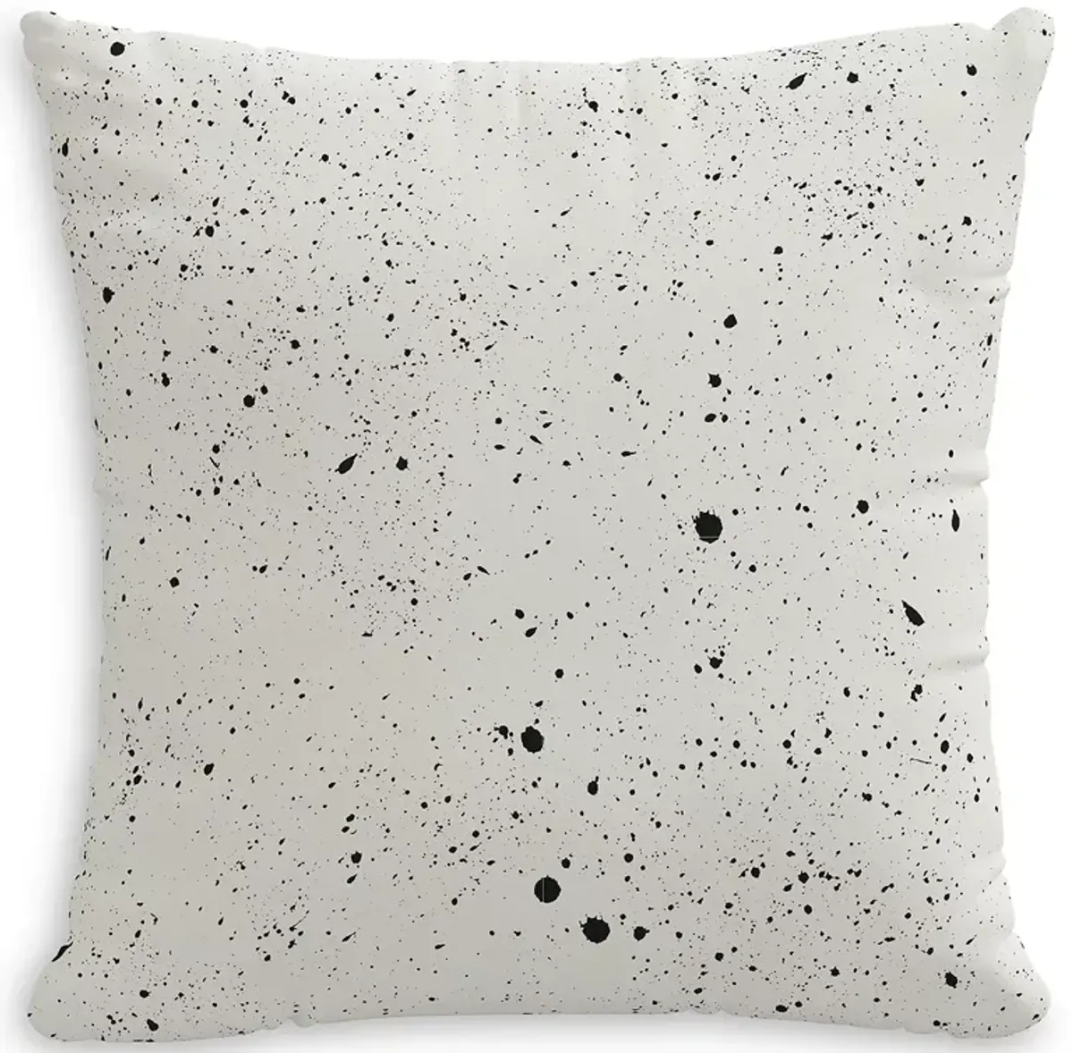 Sparrow & Wren Down Pillow in Splatter Ink, 20" x 20"