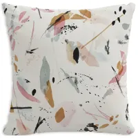 Sparrow & Wren Down Pillow in Painter Blush, 20" x 20"