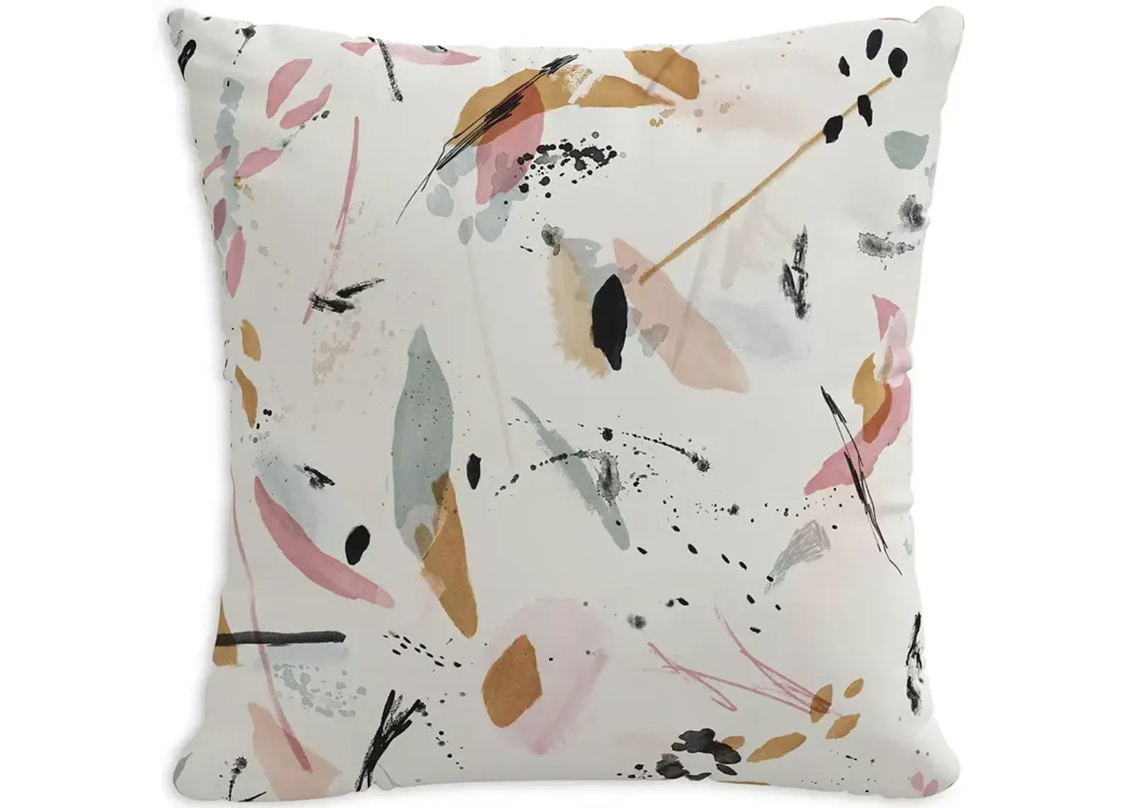 Sparrow & Wren Down Pillow in Painter Blush, 20" x 20"