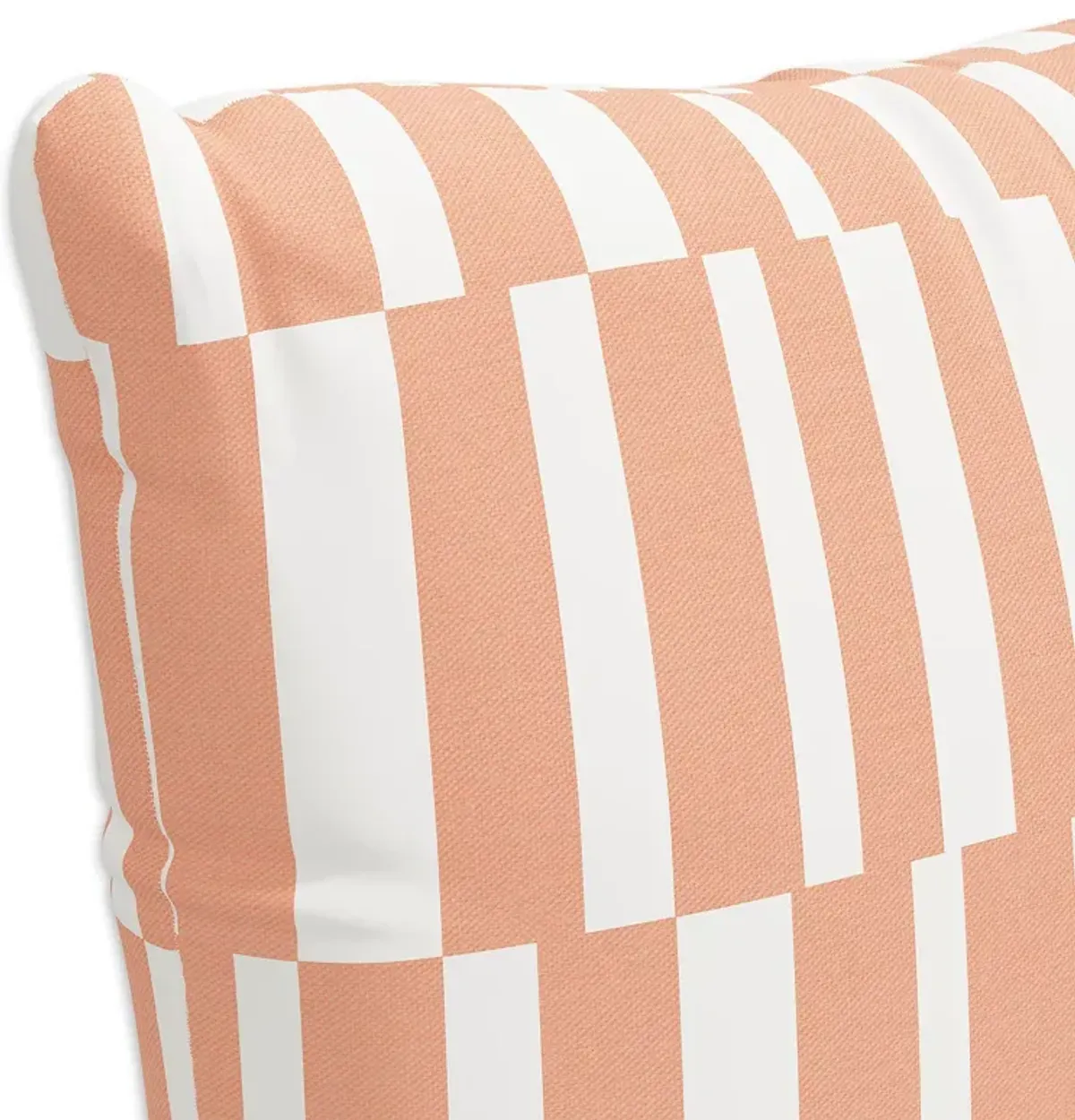 Sparrow & Wren Down Pillow in Jump Stripe, 20" x 20"