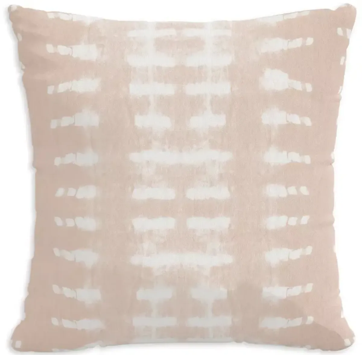 Sparrow & Wren Outdoor Pillow in Dotted Stripe, 18" x 18"