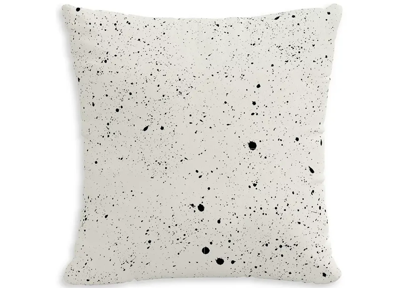 Sparrow & Wren Outdoor Pillow in Splatter Ink, 18" x 18"