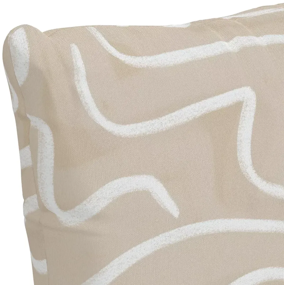 Sparrow & Wren Outdoor Pillow in Spiral, 18" x 18"