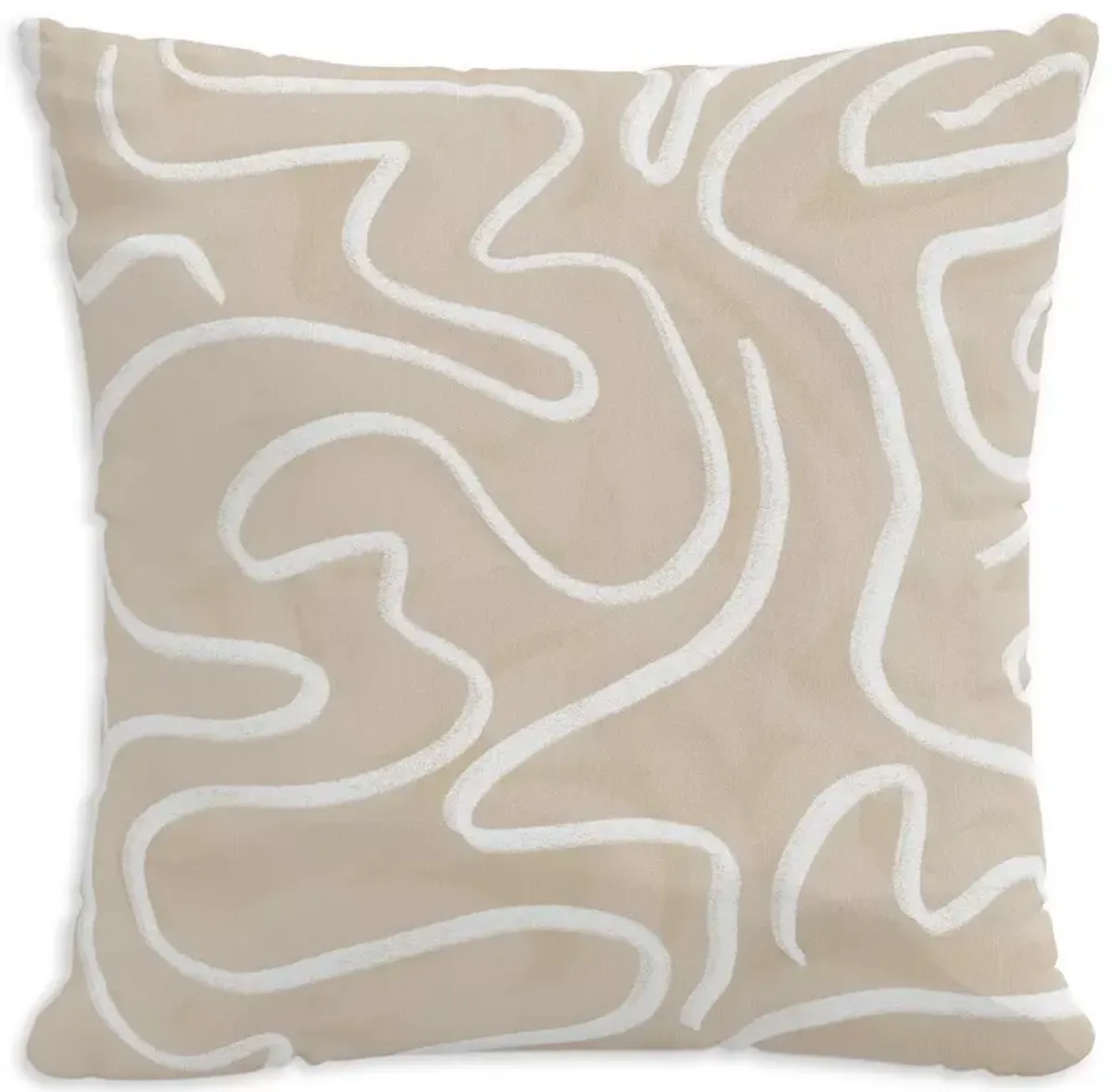 Sparrow & Wren Outdoor Pillow in Spiral, 18" x 18"