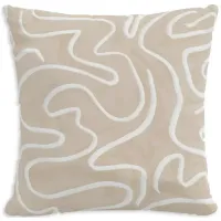 Sparrow & Wren Outdoor Pillow in Spiral, 18" x 18"