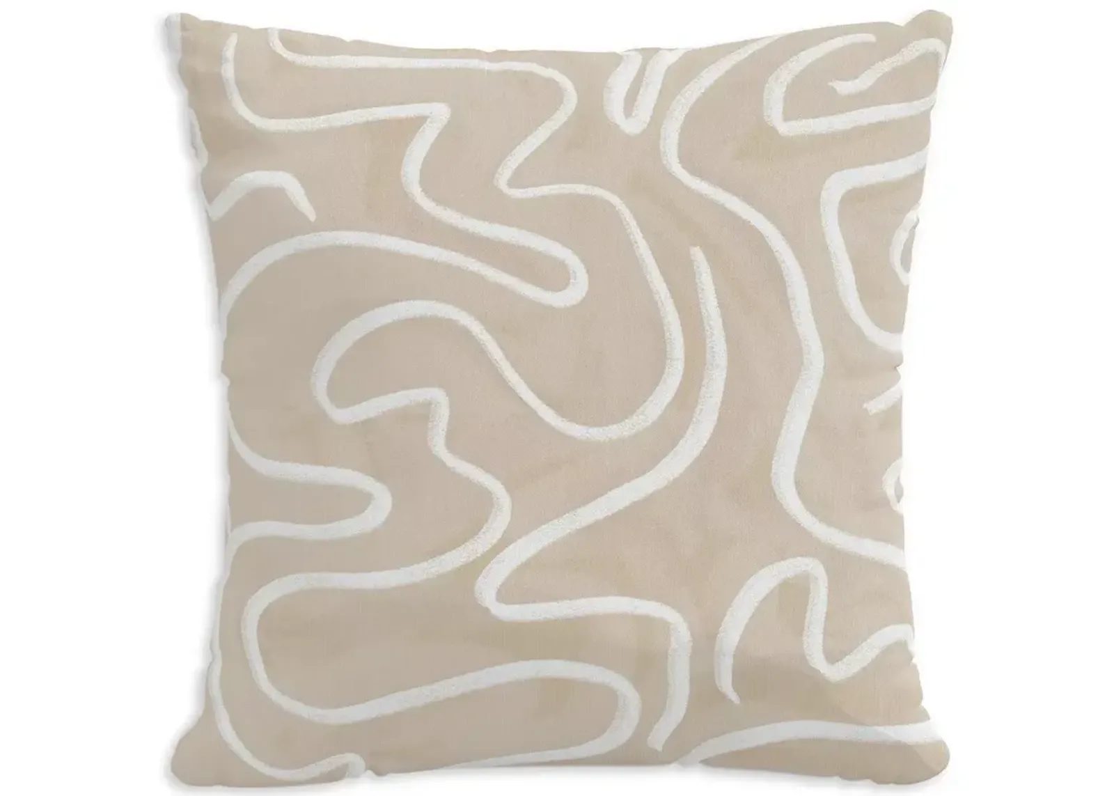 Sparrow & Wren Outdoor Pillow in Spiral, 18" x 18"