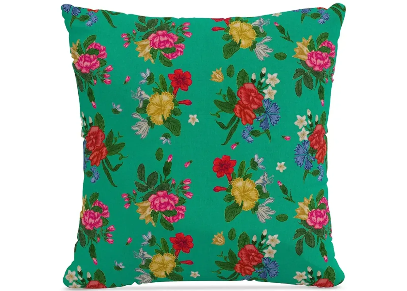 Sparrow & Wren Outdoor Pillow in Ida Bouquet, 18" x 18"