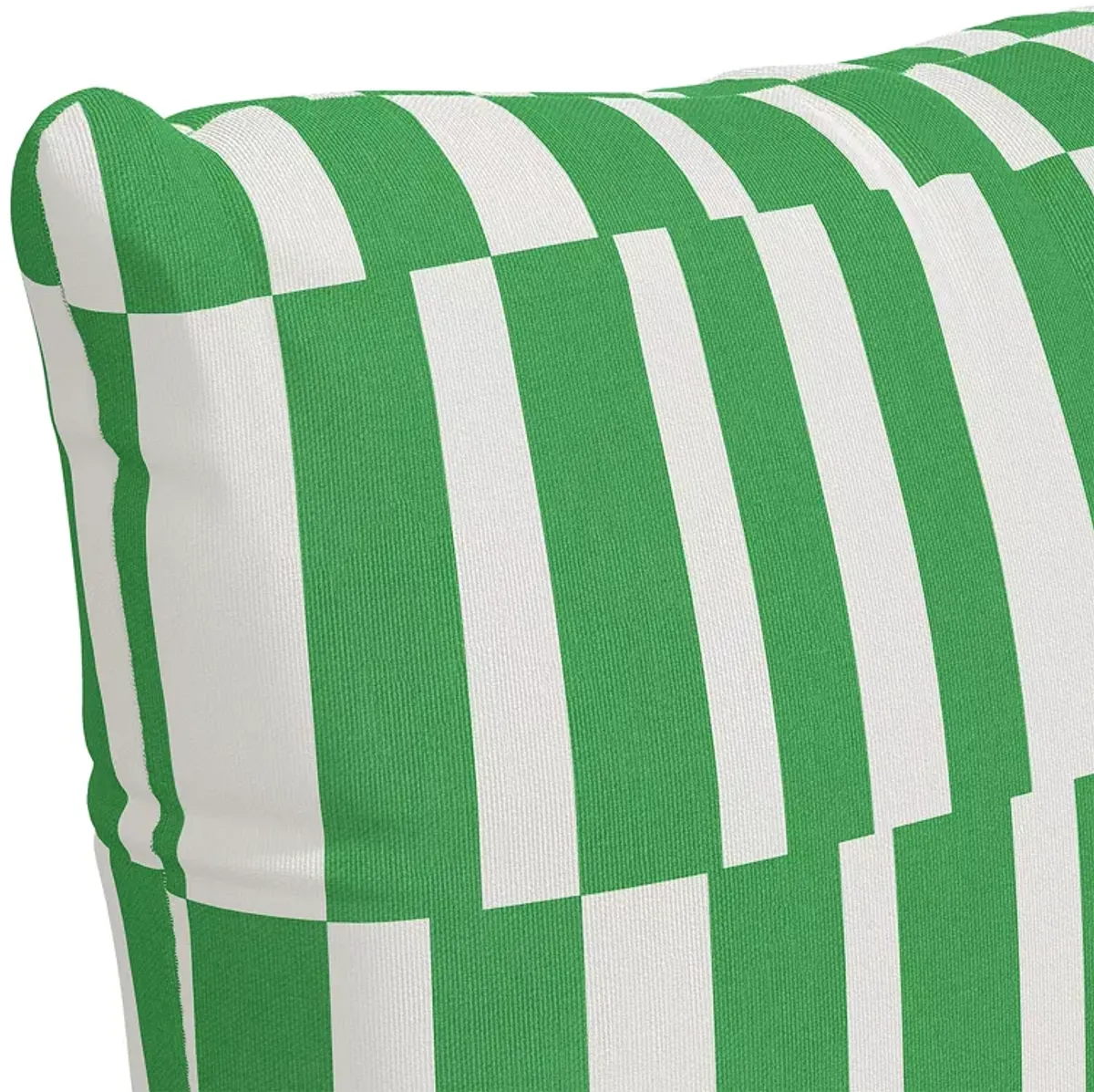 Sparrow & Wren Outdoor Pillow in Jump Stripe, 18" x 18"