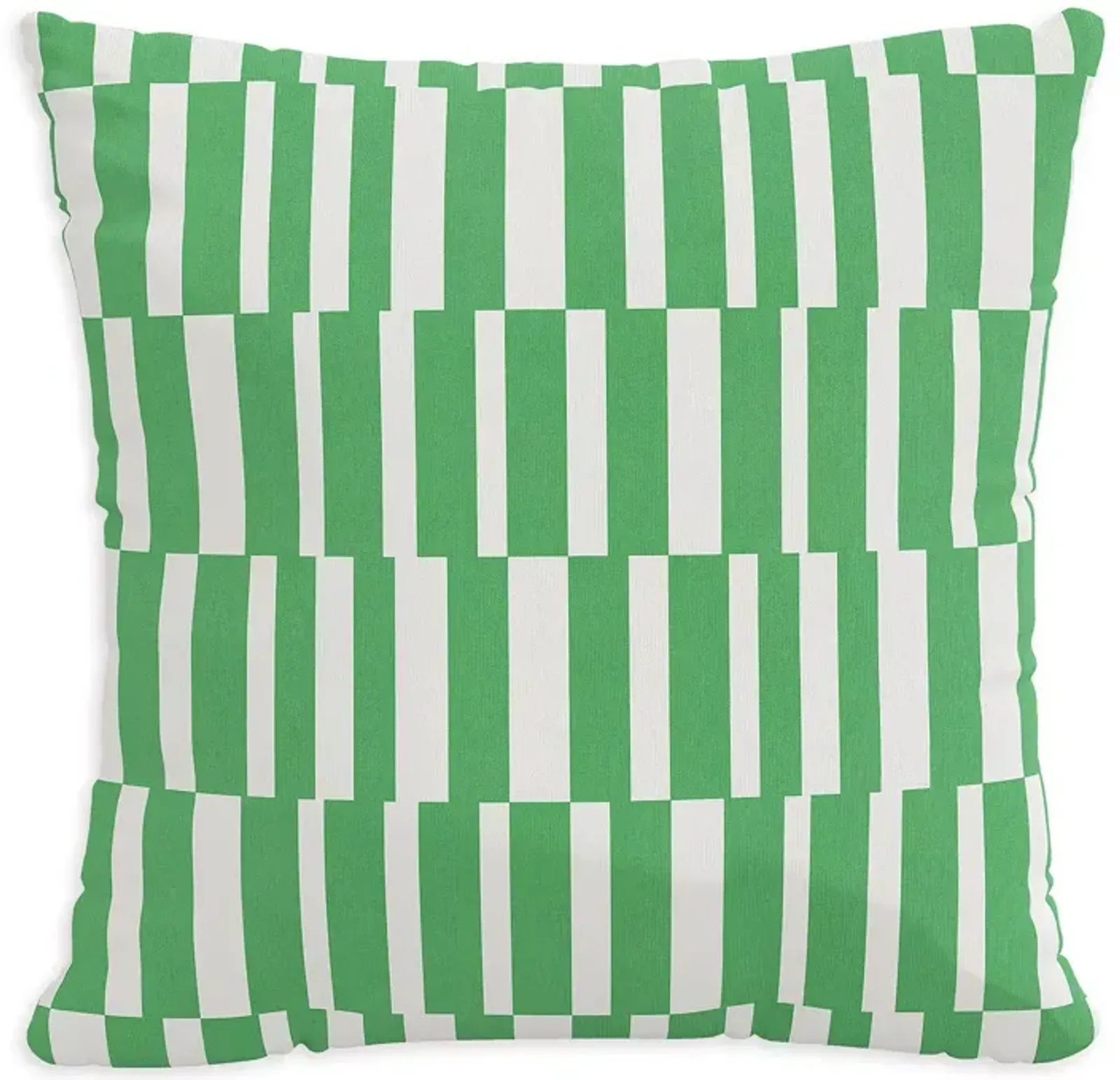 Sparrow & Wren Outdoor Pillow in Jump Stripe, 18" x 18"